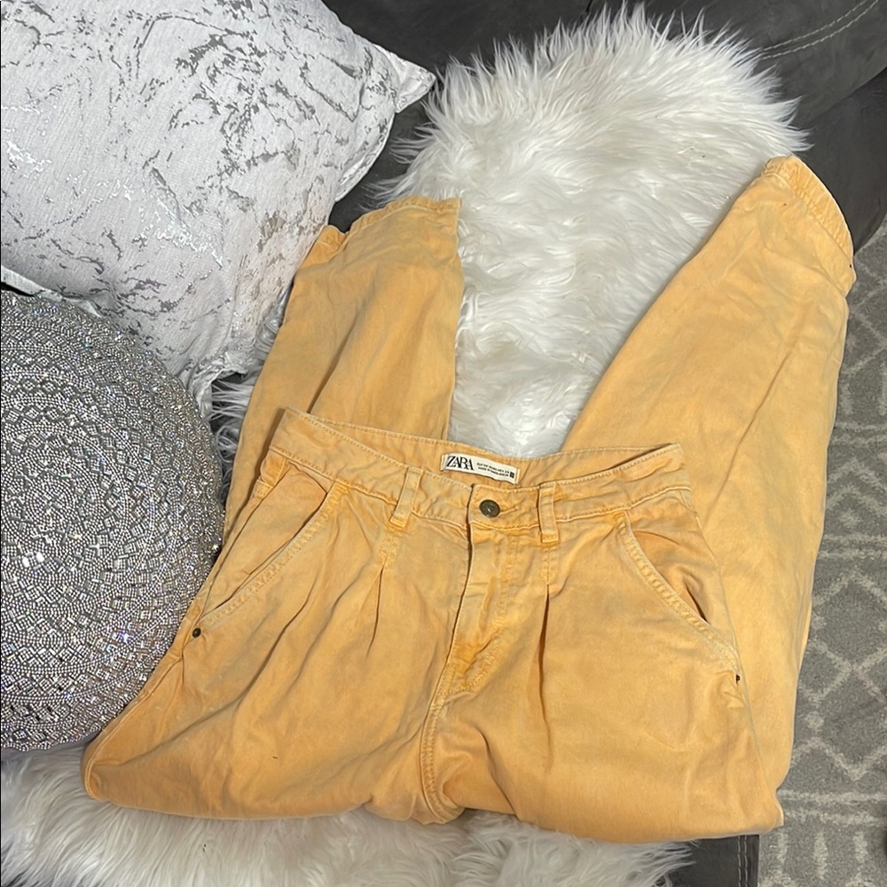 Zara Orange Pants